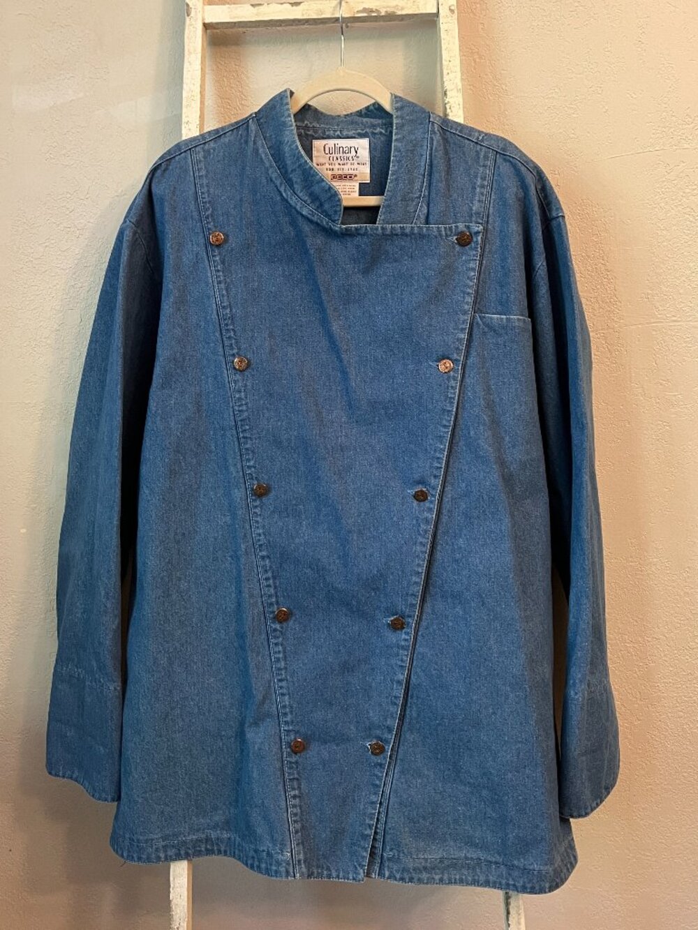 Culinary Classics 3X Denim Chef Coat Made in USA